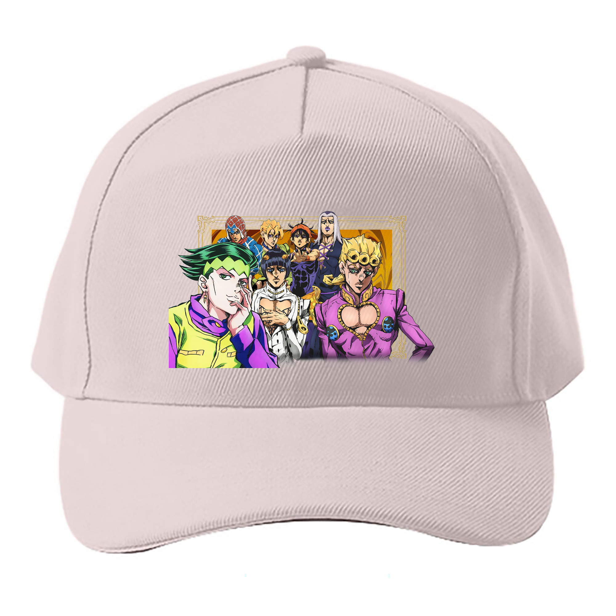（画像用） ジョジョの奇妙な冒険 ジョルノ?ジョバァーナ JoJo's Bizarre Adventure Giorno Giovanna ベースボールキャップ 綿100％ 男女兼用 帽子 スポーツ